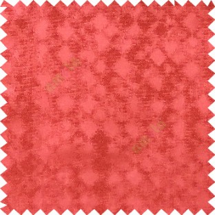 Red color solid texture finished surface texture gradients geometric dice shapes polyester main curtain